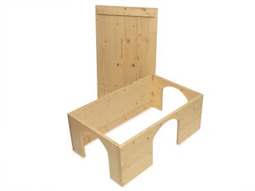 Riesenhaus Anouk in 30 cm Höhe, natur, abnehmbares Dach