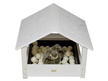 Kaninchen Sandkasten in shabby