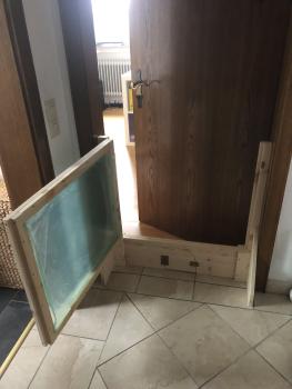 Preview: Absperrtür mit Acrylglas