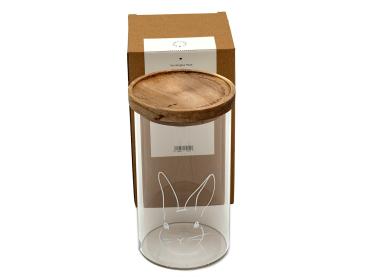 Vorratsglas mit Hase von Eulenschnitt