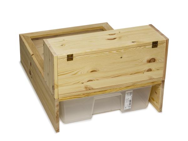 Toilette mit herausziehbarer Samla Box