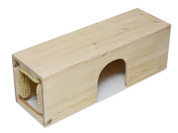 Bürstentunnel für Kaninchen und Katzen in 80 cm mit Seiteneingang