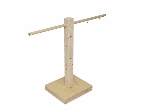 Standfuß Leimholz eckig