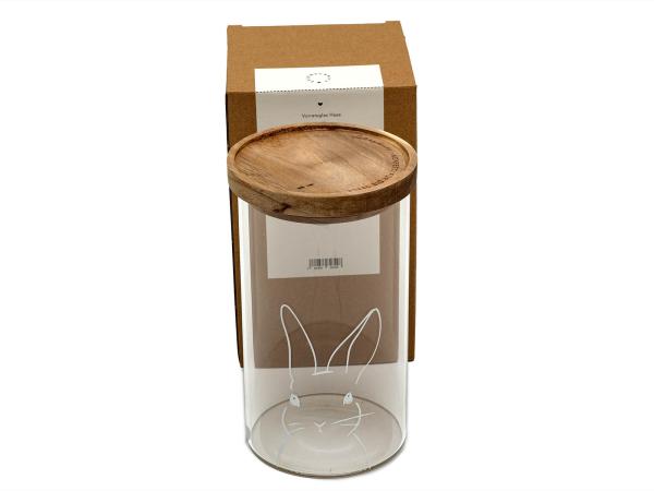 Vorratsglas mit Hase von Eulenschnitt