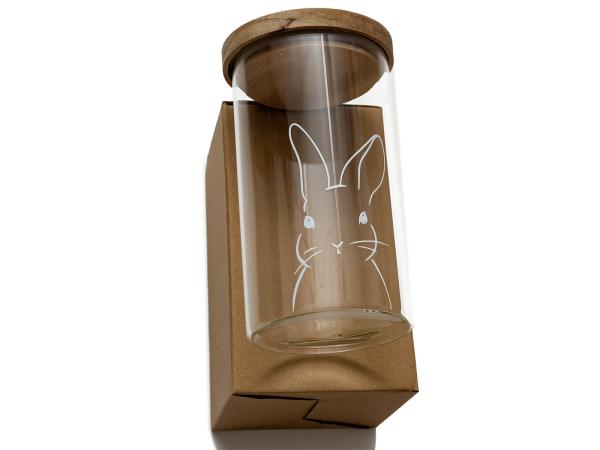 Vorratsglas mit Hase von Eulenschnitt